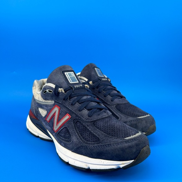 New Balance 990v4 Made in USA ‘Navy Red’ - Picture 8 of 16
